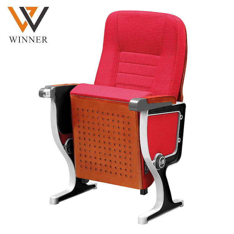 Factory Price Commercial Furniture Folding Durable Fabric Seat Cover Auditorium Theater Chair