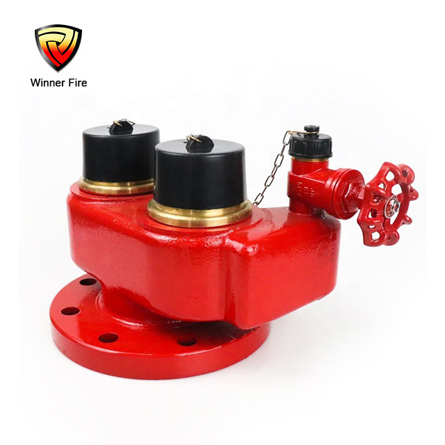 Fire Fighting Equipment 2 Way Breeching Inlet for Riser