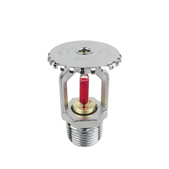 DN15 Glass Bulb 5.6 K Factor Vertical Upright Fire Sprinkler NFPA Standard Listed