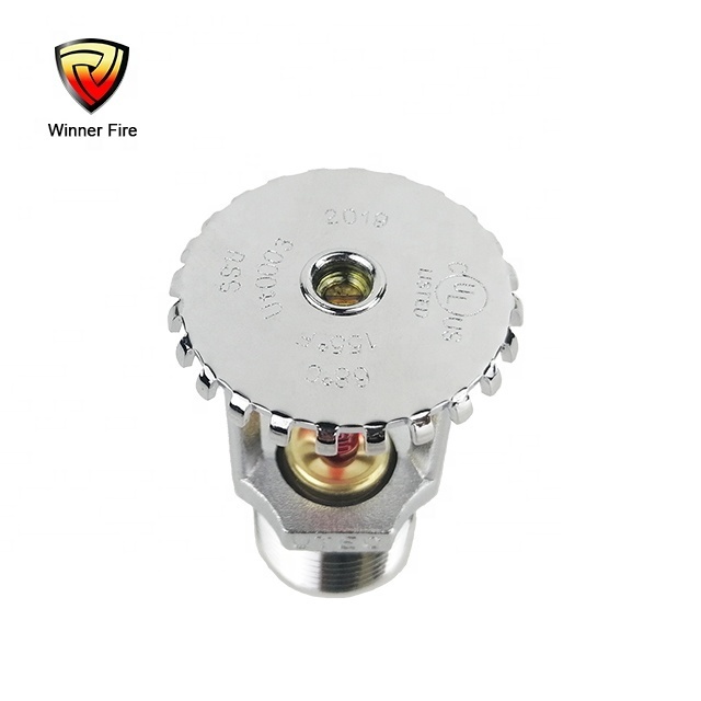 DN15 Glass Bulb 5.6 K Factor Vertical Upright Fire Sprinkler NFPA Standard Listed