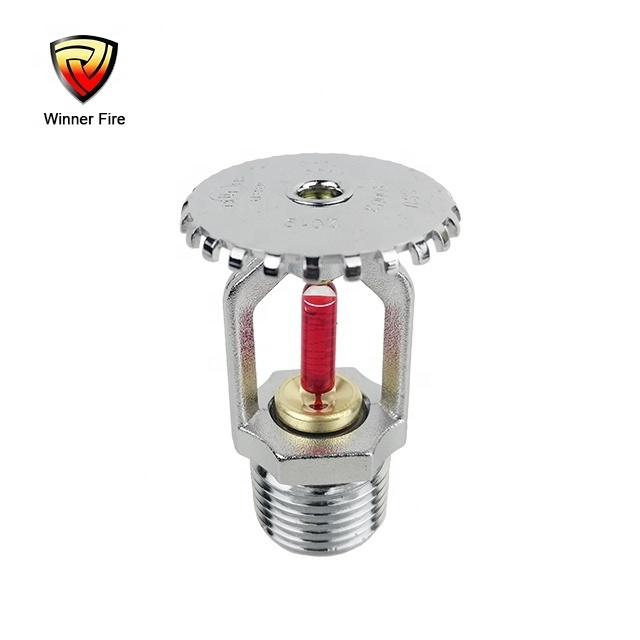 DN15 Glass Bulb 5.6 K Factor Vertical Upright Fire Sprinkler NFPA Standard Listed