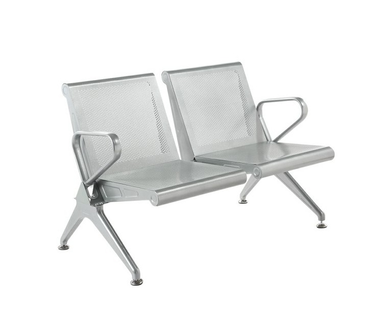 5 Seats Metal Clinical Hospital Long Public Waiting Area Chair