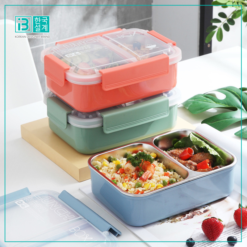 Factory Nice Practical Handy Stainless Steel Bento Lunch Boxes Tiffin Take Away Food Packaging Insulated Thermal Children School