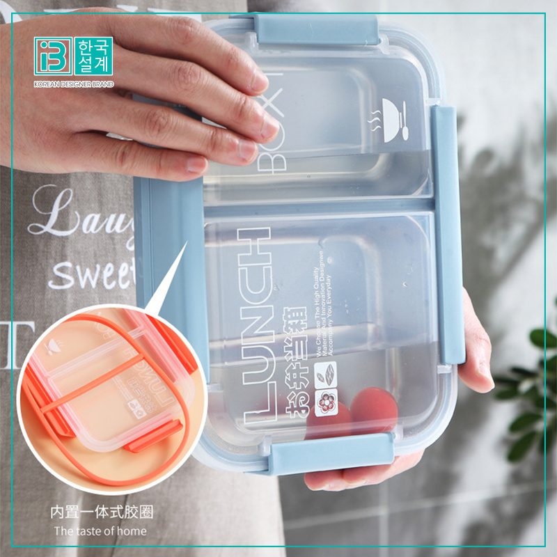 Factory Nice Practical Handy Stainless Steel Bento Lunch Boxes Tiffin Take Away Food Packaging Insulated Thermal Children School