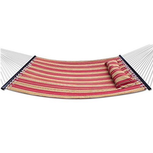 New Design Quilted Hammock Colorful Indoor Outdoor Hammock Soft Hammocks With Pillow