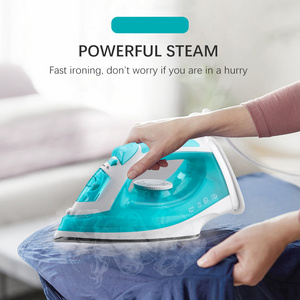 2024 Factory Best Selling 2000w Home Automatic Handheld Ceramic Soleplate Electric Spray Steam Iron For Ironing Clothes