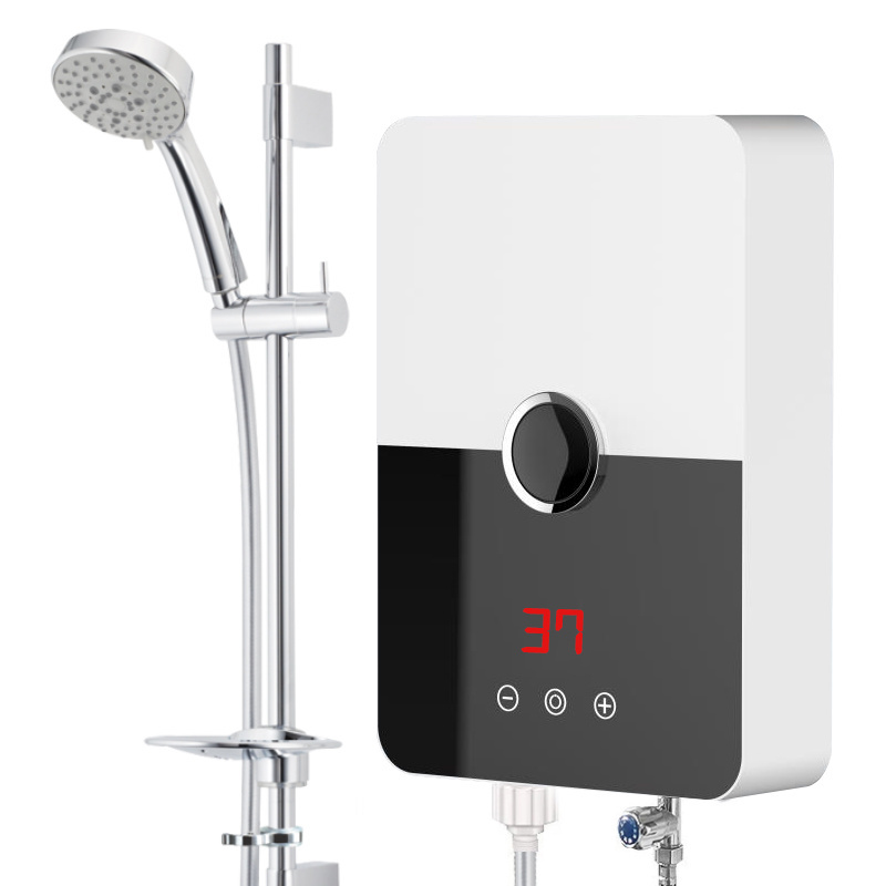 2023  New Product Tankless 3.5KW/5.5KW Bathroom Temperature Controlling Hot Cold Water Instant Electric Water Heaters