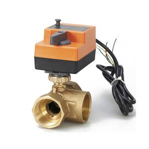 Winner Winvall 3 Way Motorized Valve 12V Electric Actuated Water Flow Control Valves Motor Operated Brass Ball Valve