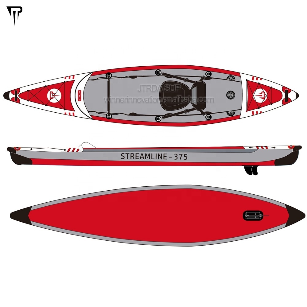 JTRDA Three 3 person kayak high pressure all drop stitch kayak Inflatable Kayak