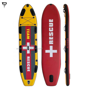 JTRDA 10'5" Double layers Inflatable Rescue SUP surfing rescue paddle board Rescue boat Sled lifeguard