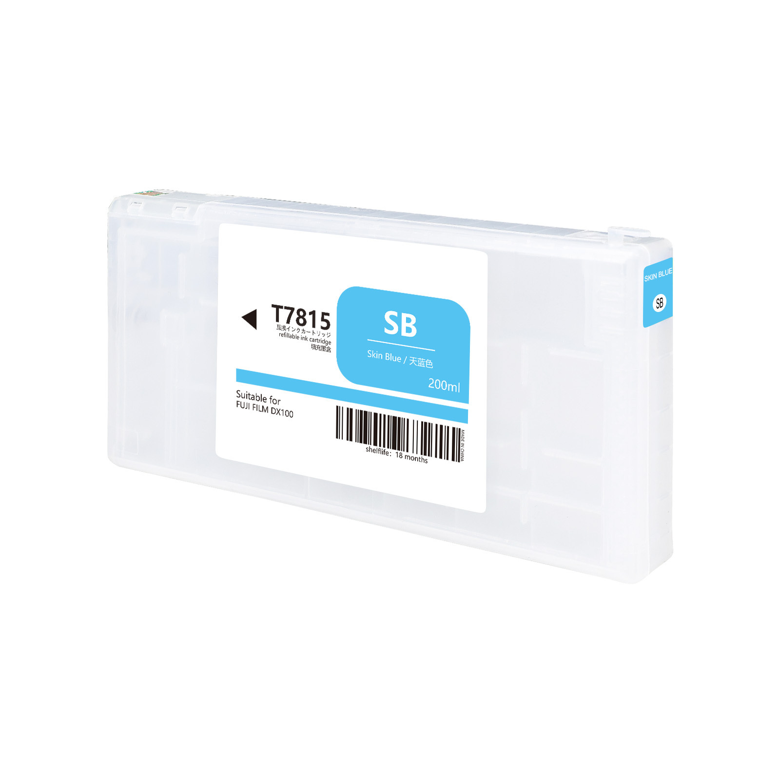 200ml T7811-T7816 DX100 Full ink cartridges for FUJIFILM DX-100 ink cartridge with UV dye ink