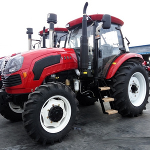 Weifang brand 130hp farm tractor model 1204 wheeled tractor drive with implements for sale