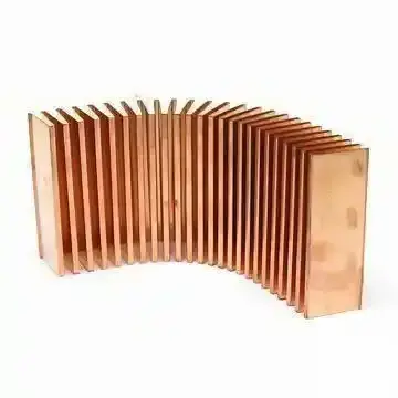 Aluminum Extrusion Round Aluminium Heat Sink Airfoil Flexible Curved Computer Cpu Fan Heat Sink