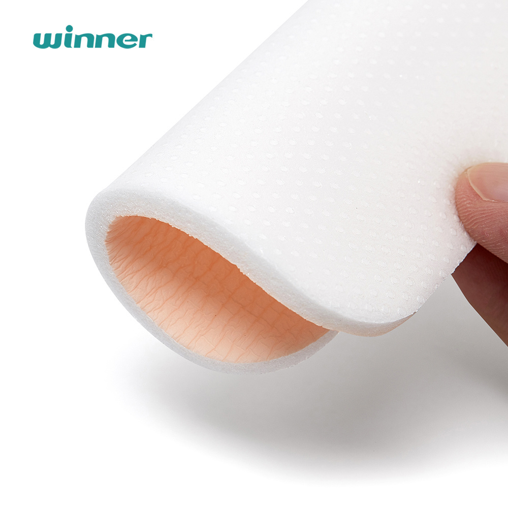 Bacteria Resistance Foam Dressing Medical Absorbent Silicone Pad Dressing without Border