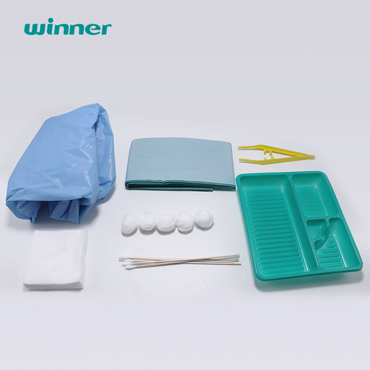 winner medical Ophthalmic Dressing Tray Disposable Surgical Eye Drape Pack