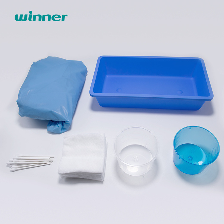 winner medical Ophthalmic Dressing Tray Disposable Surgical Eye Drape Pack