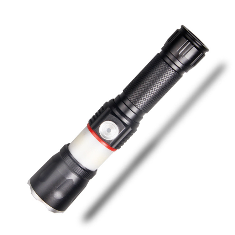 New Arrival High Power 500 Lumen LED Aluminum Zoom Torch Waterproof USB Rechargeable Tactical 18650 Flashlight