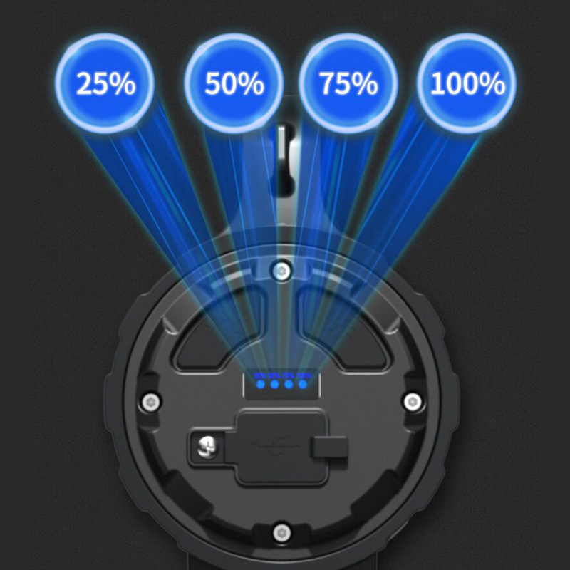 NEW Design Handle led Spotlight 1200 Lumens Power Bank Torch Flashlight Bright Rechargeable Cob Searchlight