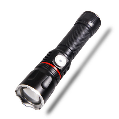 New Arrival High Power 500 Lumen LED Aluminum Zoom Torch Waterproof USB Rechargeable Tactical 18650 Flashlight