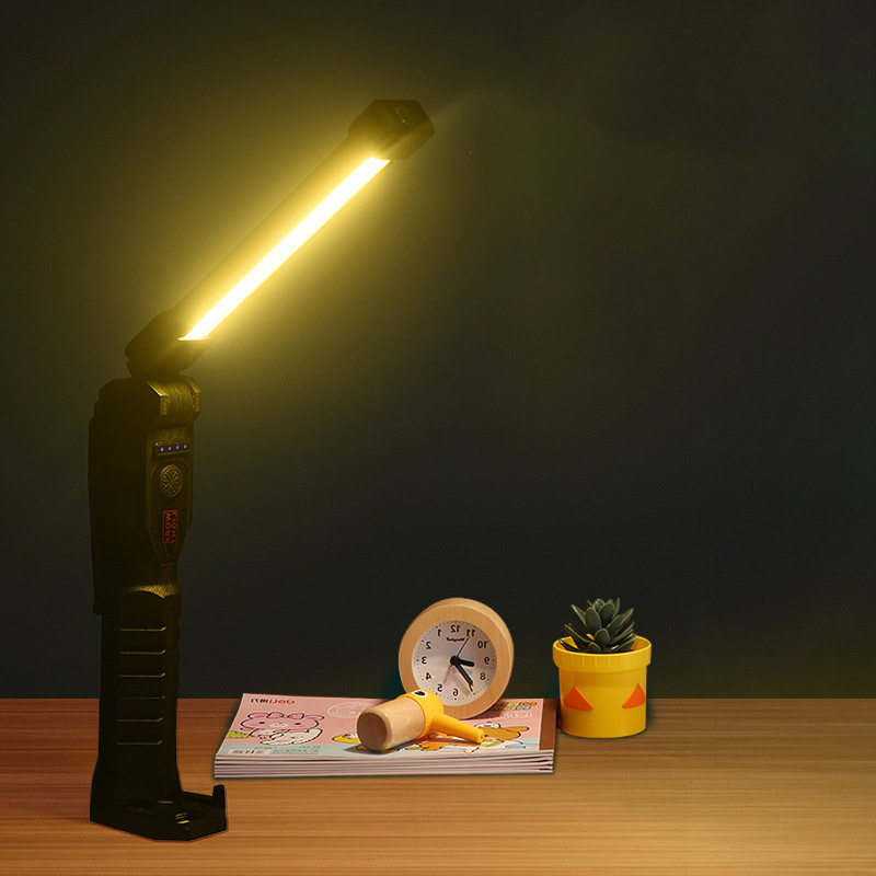 2022 New design Led Rechargeable Work Lights With Magnetic Base 180 Degree And Hanging Hook Car Repair Flashlight Mechanic Light