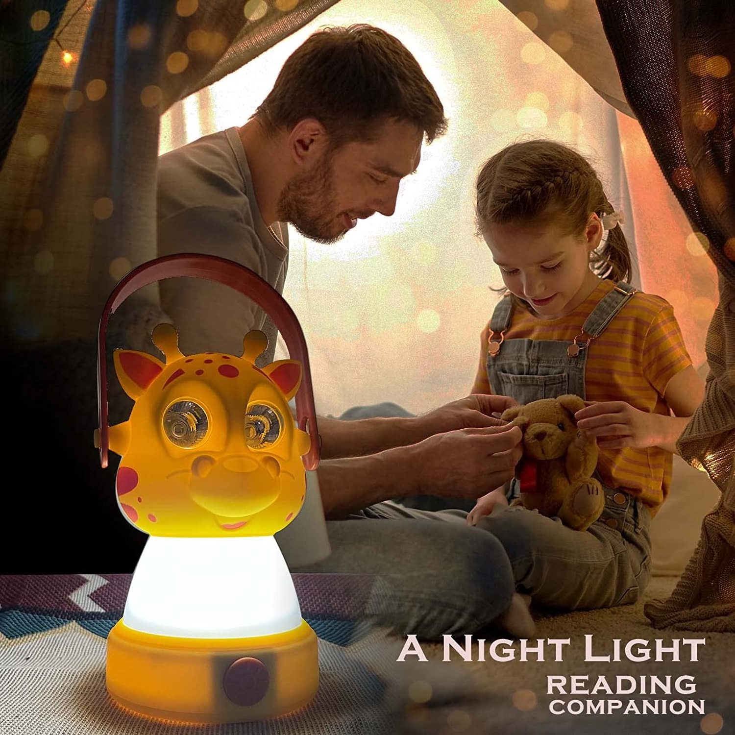 2pcs/set Led Giraffe Camping Lantern for Kids And Headlamp For Night Hiking Camping light