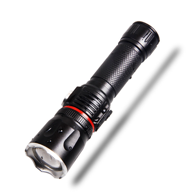 New Arrival High Power 500 Lumen LED Aluminum Zoom Torch Waterproof USB Rechargeable Tactical 18650 Flashlight