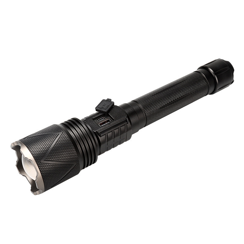 Portable Powerful 70w Aluminum Led Torch Light Outdoor Waterproof Usb Rechargeable 26650 Flashlight