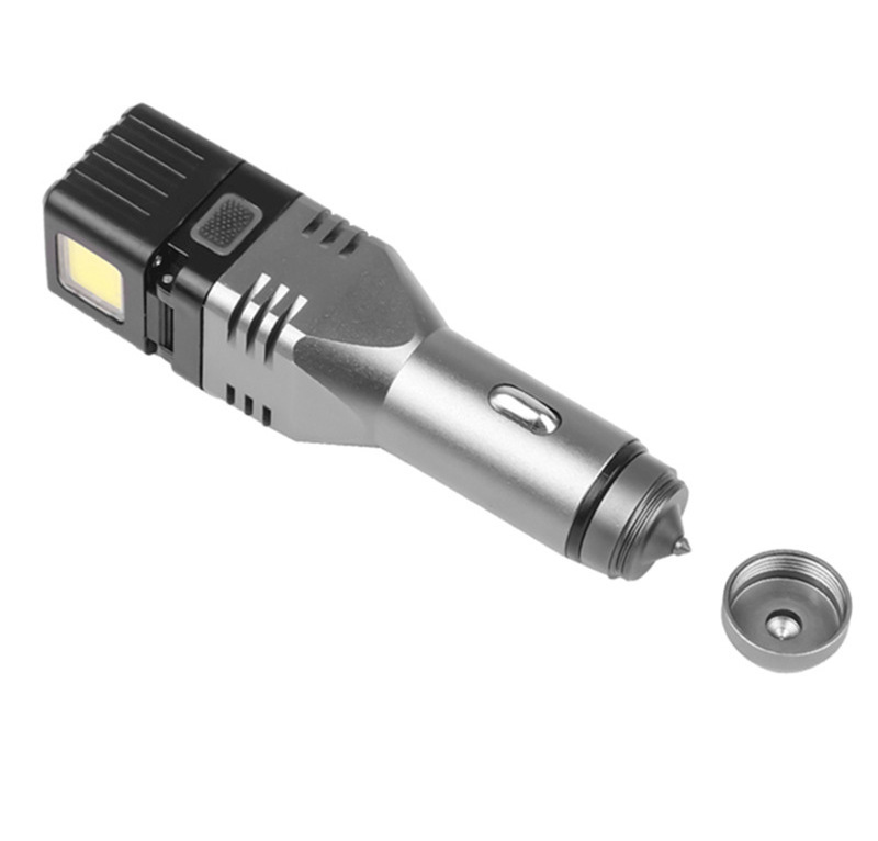 260 Lumen Multifunction LED MINI Hammer Flashlight With USB Output High Power Car Charger Work Light