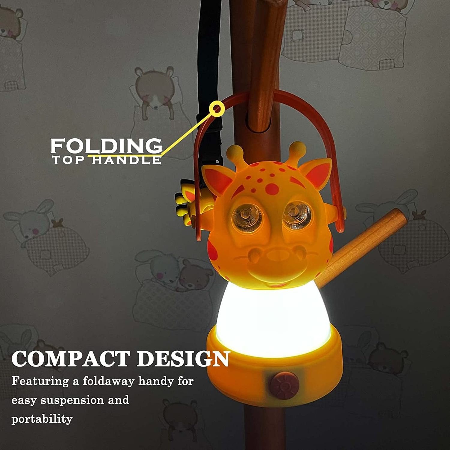 2pcs/set Led Giraffe Camping Lantern for Kids And Headlamp For Night Hiking Camping light