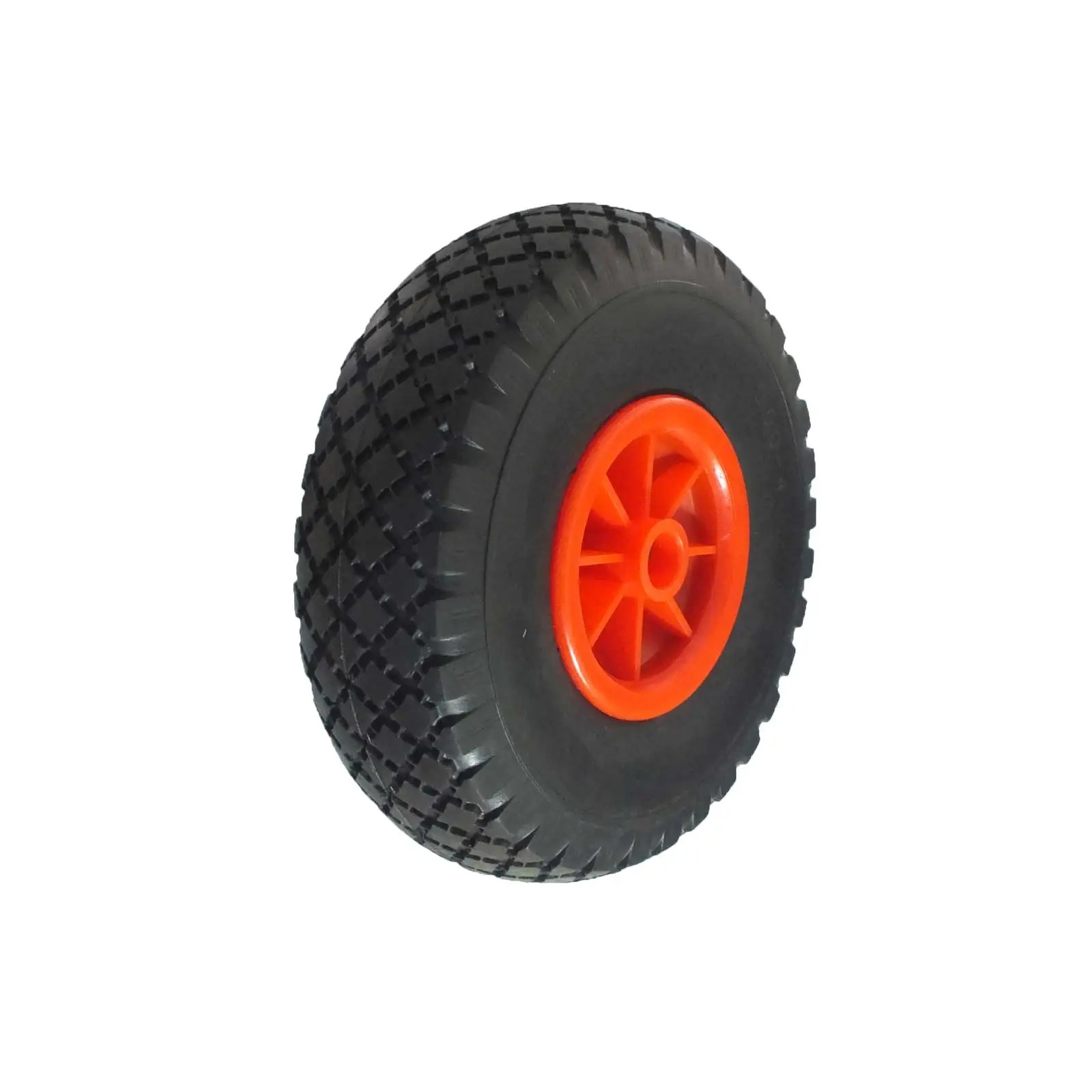 10  14 16 inch PU Foam Flat Free Wheelbarrow Wheel and Tires for Wagon Cart Lawn Mower Hand Trucks