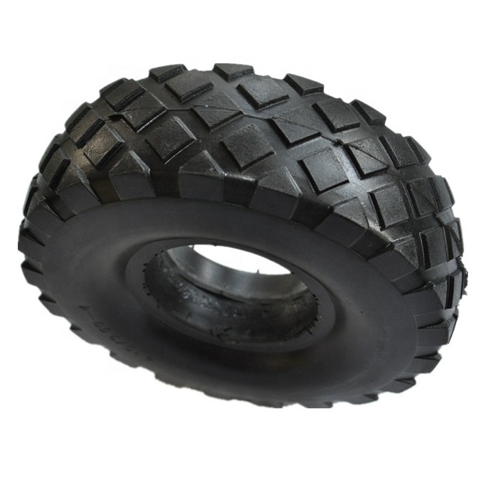 High quality Wear-resisting 250mm solid wheel 4.10/3.50-4 PU tire solid rubber tyre