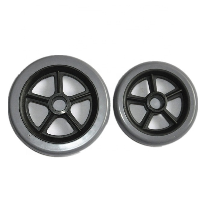 6 inch PVC plastic pram wheel/wheelchair caster wheel