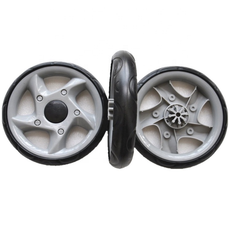 9 inch plastic EVA toy wheel, stroller pram wheels