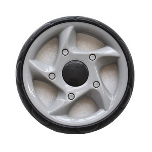 9 inch plastic EVA toy wheel, stroller pram wheels