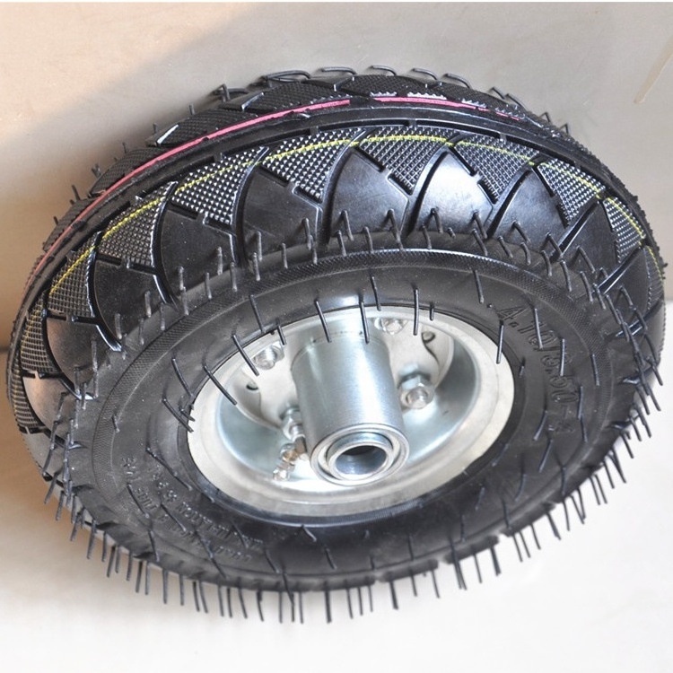 trolley tyre 4.10/3.50-4 small inflatable wheel