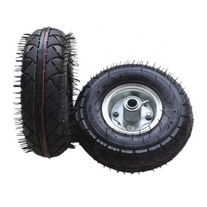 trolley tyre 4.10/3.50-4 small inflatable wheel