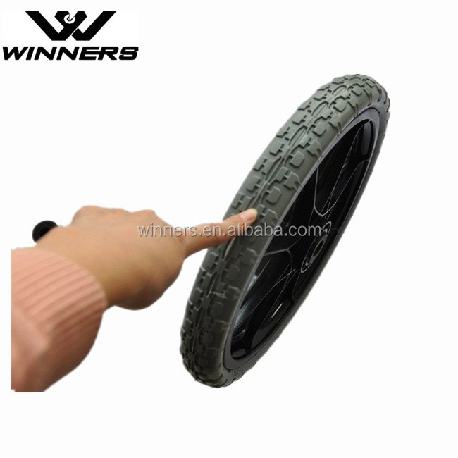 16 inch plastic rim PU foam filled TIRE