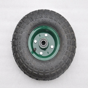 pneumatic rubber wheelbarrow wheel 4.10/3.50-4 tire