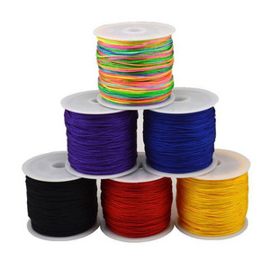 50pcs 45Meter 0.8mm Nylon Cord Thread Chinese Knot Macrame Cord Bracelet Braided String Beading Craft DIY Jewelry Cord Thread