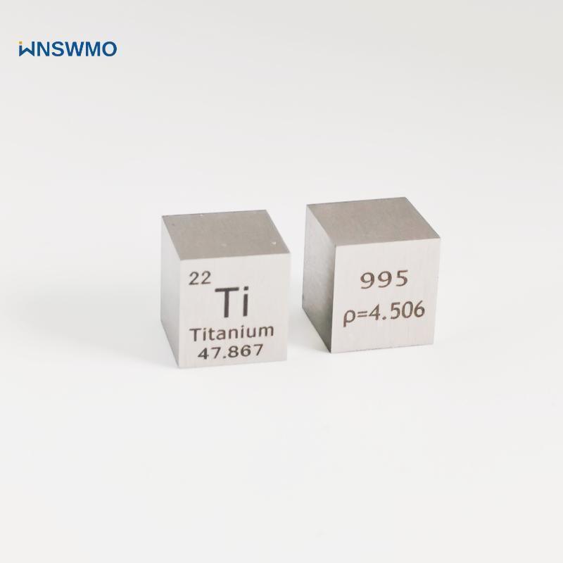 pure Titanium Ti metal cubes Aluminium cubes Ta cubes for collection periodic table of elements