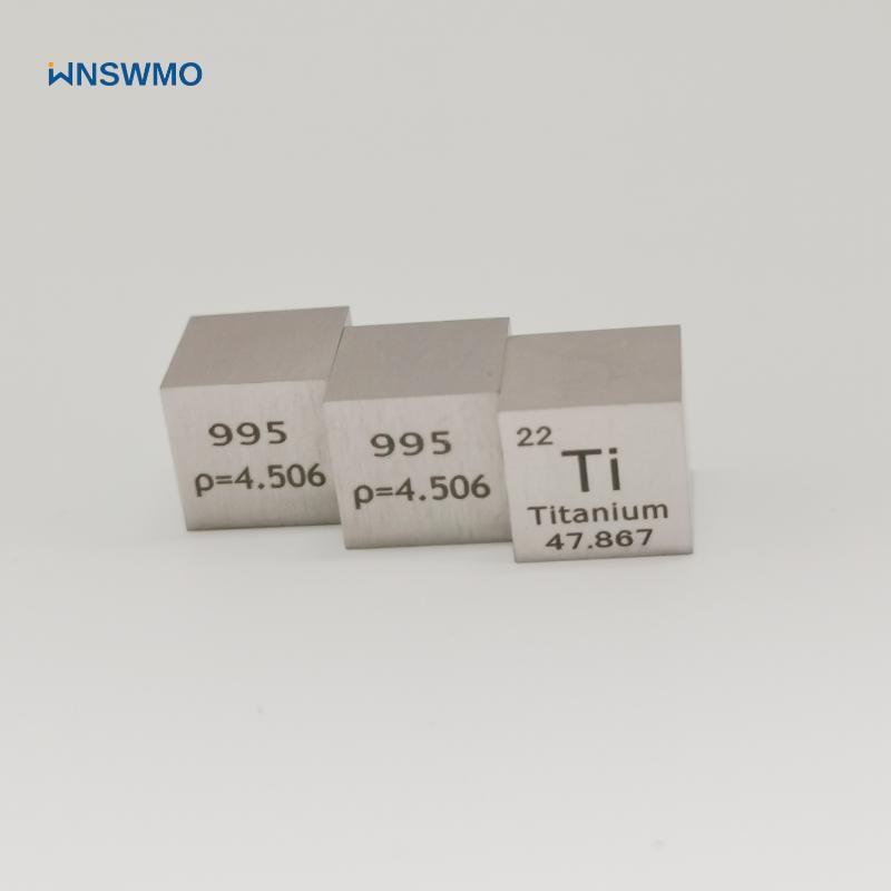 pure Titanium Ti metal cubes Aluminium cubes Ta cubes for collection periodic table of elements