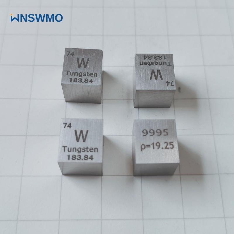 hot sale 10mm tungsten cube Wolfram block for collection