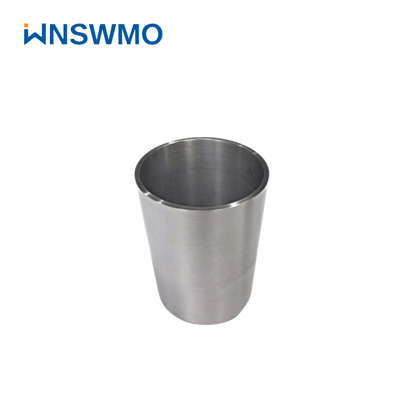 High temperature Tungsten and Molybdenum crucibles liner moly cup melting furnace for gold melting