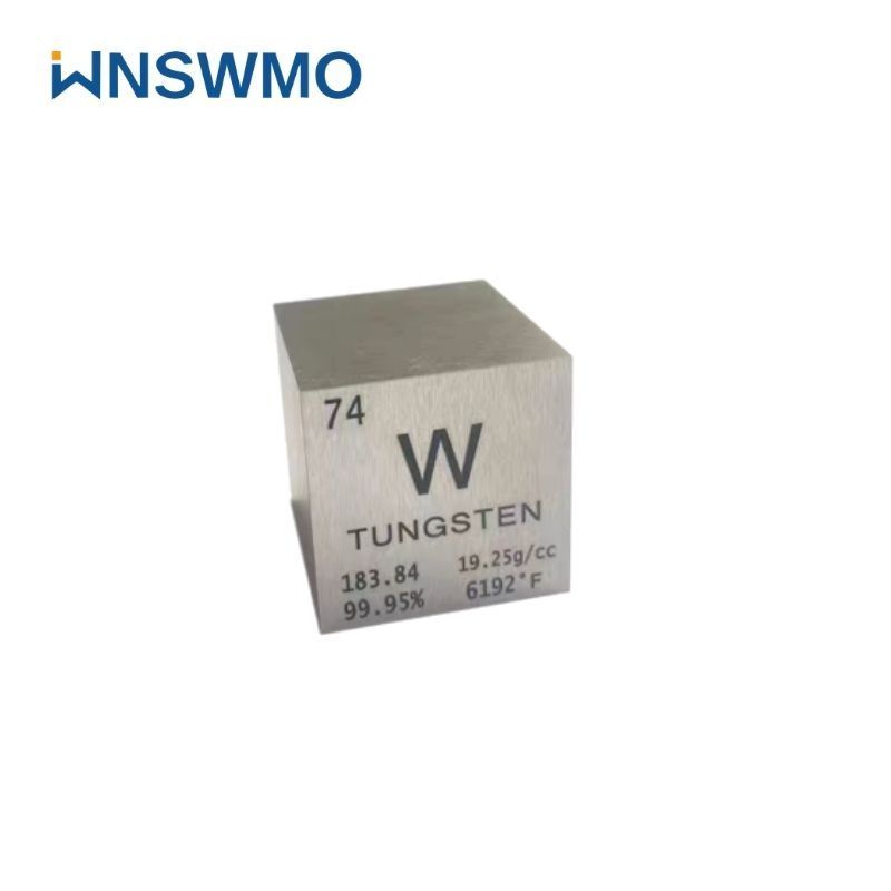 hot sale 10mm tungsten cube Wolfram block for collection