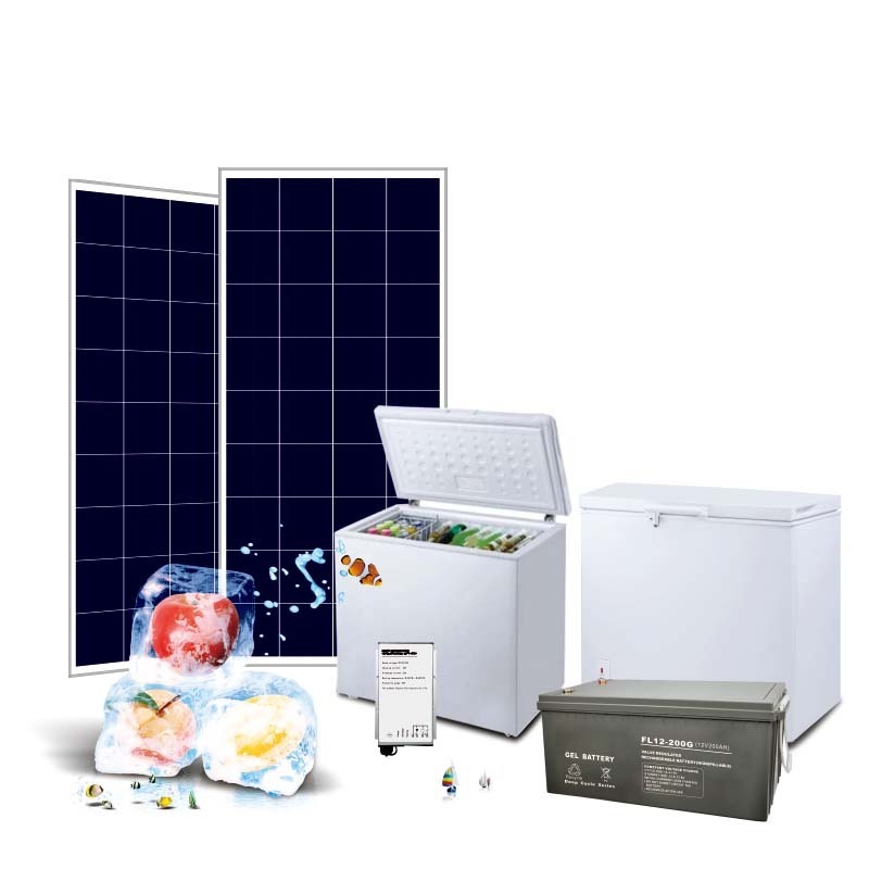 12V DC Commercial Horizontal Refrigerator 182L Top Open Single Door Fridge Solar Deep Chest Freezer