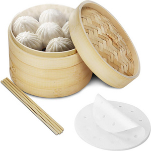 All In One Great Gift Efficient Cooking Companion Mini Bamboo Steamer