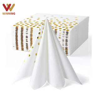 Winning High Quality Paper Napkins Wholesale Kitchen Tissue Paper Eco Friendly 1 Ply Multifold Fold Tattoo Hand Paper Towel