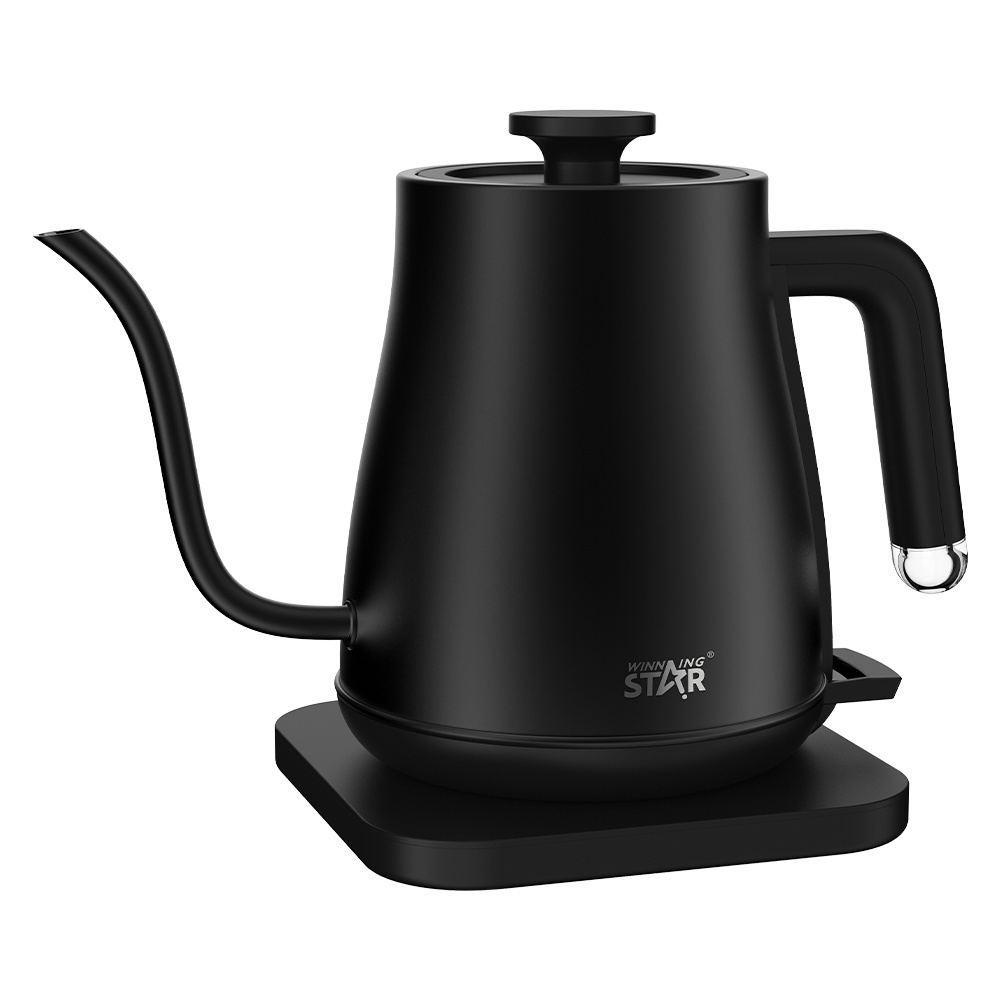 WINNING STAR ST-6006 1500W 1.2L High Quality Electric gooseneck 304 Stainless Steel Tea Boiling Water Boiler Kettle