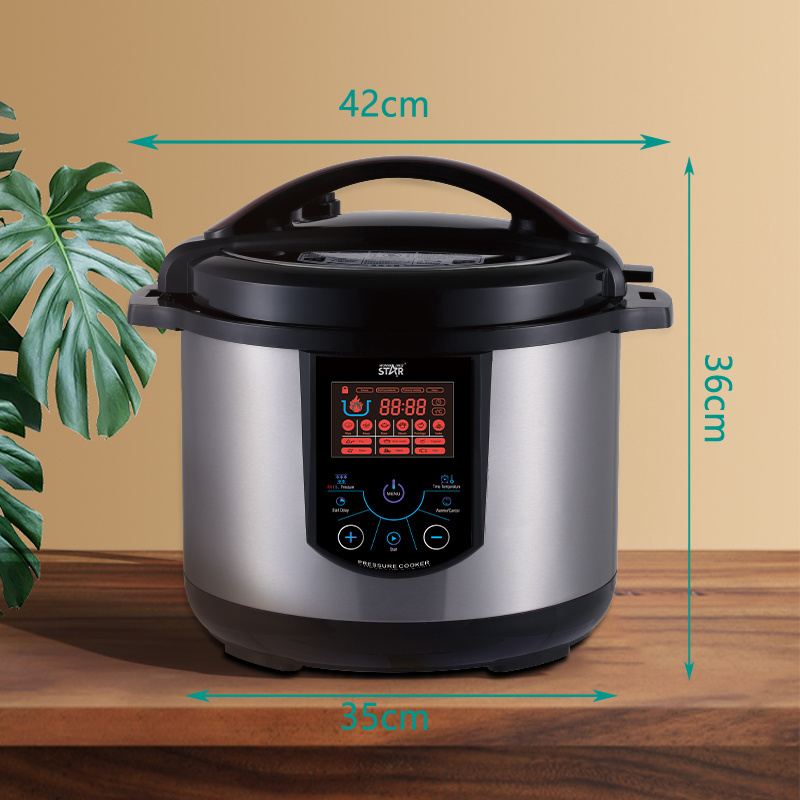 Winning Star 10L IMD Full Touch Panel ST-9336 Aluminum Double Spra Multi-function Electric Pressure Cooker