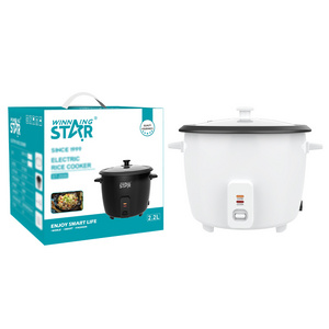 WINNING STAR 110V ST-2000 900W 2.2L New Electric Pot Style Mini Stainless Steel Personal Multicooker Drum Rice Cooker